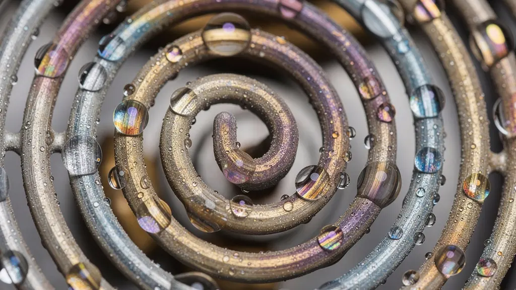 Vue macro de la résistance d'un chauffe-eau électrique symbolisant le stockage d'énergie thermique